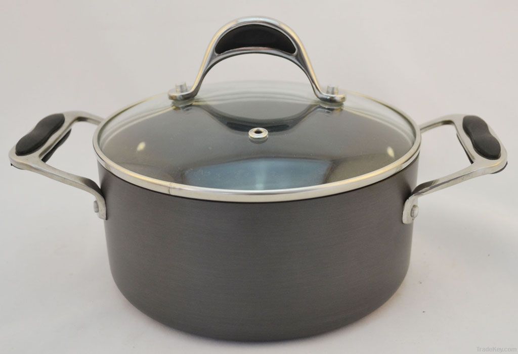 High quality Aluminium Non-stick Stock Pot anodized