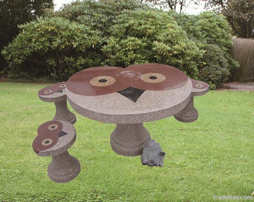 outdoor stone furniture statue