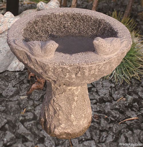 outdoor stone bird baths statue