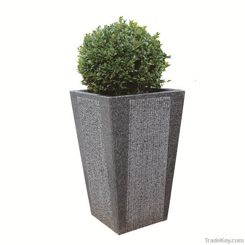 garden stone flowerpot statue