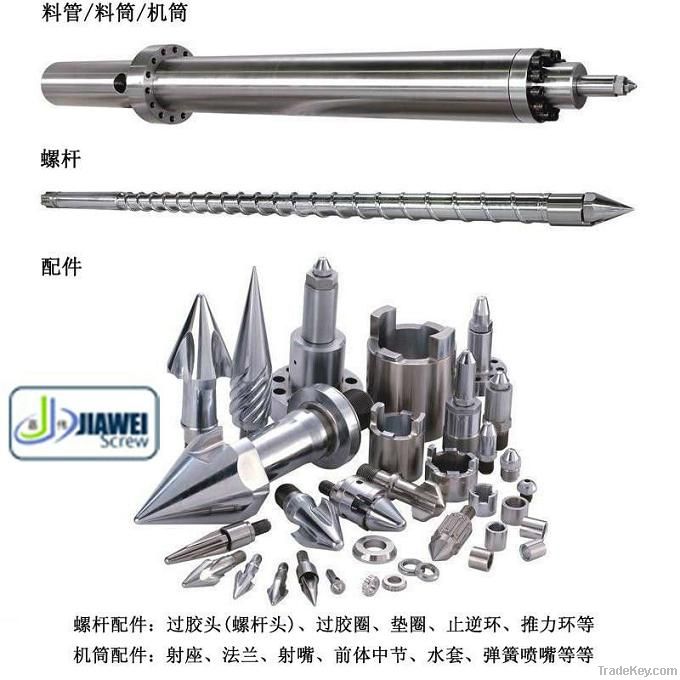 Screw and Barrel of Inject Machine