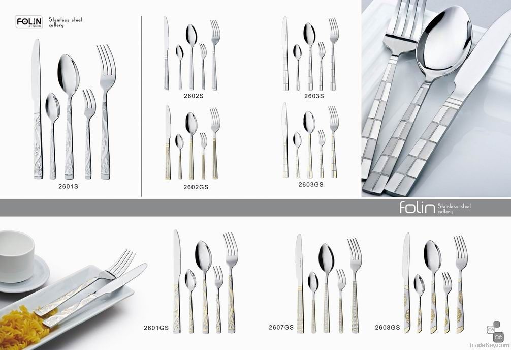 Stainless steel cutlery