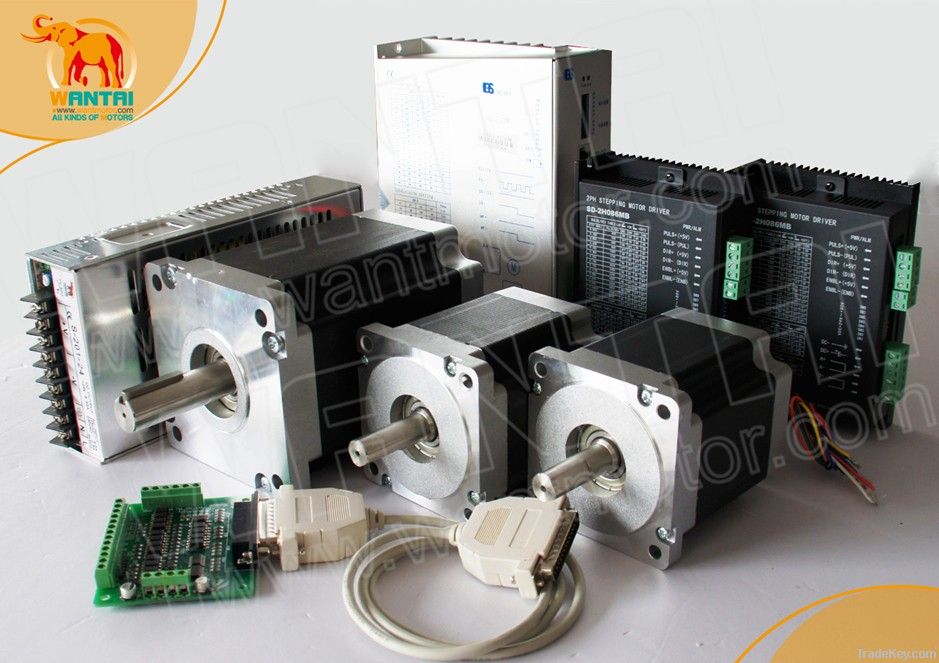 CNC Router kits 3Axis Nema 42 Stepper Motor 3256 OZ-IN, 6A CNC Mill & C