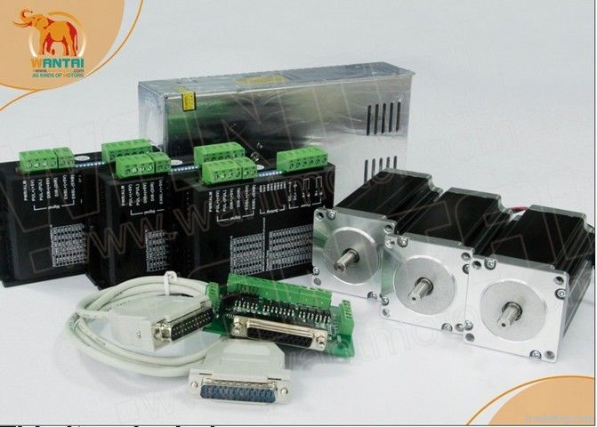 CNC Router kits 3 Axis Nema 34Stepper Motor 1232OZ-IN& Driver CNC Grin