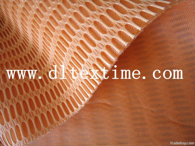 sandwich fishnet mesh cloth fabric polyester warp knitting mesh fabric