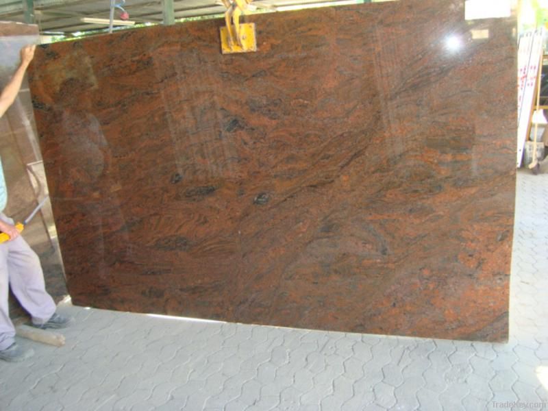 Red Verona Multicolor Granite from Brazil, , Natural Stone