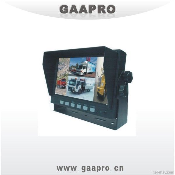 7-inch Waterproof LCD Quad Screen Monitor