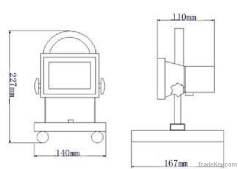 LED Rechargeable Floodlight