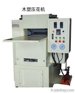 Plastic wood embossing machine