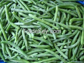 High quality best selling IQF frozen cut green beans 