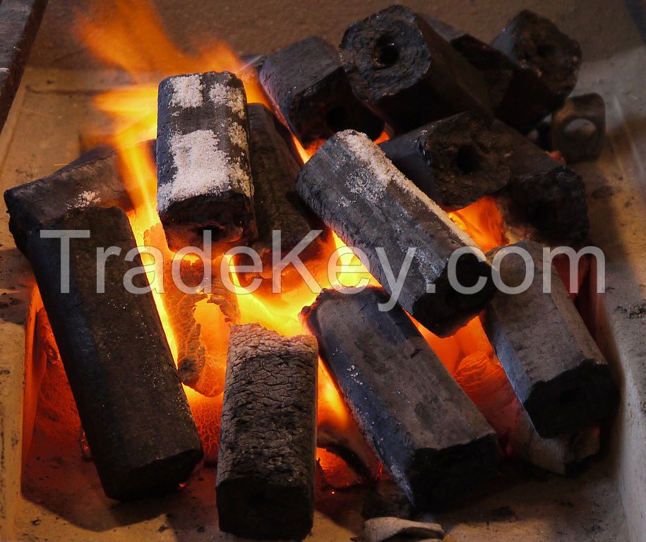 Hard Wood Stick Black Charcoal / Oak Charcoal - High Quality