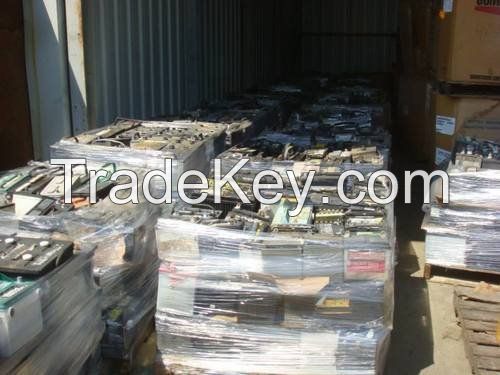 Drained Lead-Acid Battery Scrap Car and Truck battery, Drained lead battery scrap