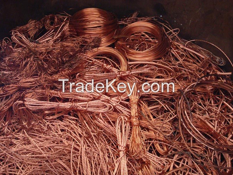 Pure copper wire scrap 99.99%