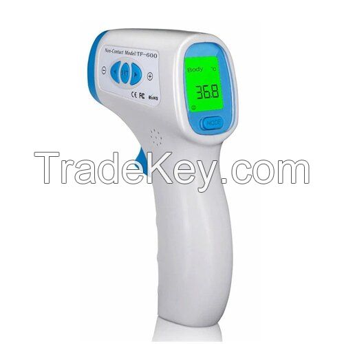 Factory directly sales CE RoHS FDA 3 color LCD 0.5 second Detect Non Contact Forehead Infrared Thermo meter Scanner gun  