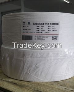 Wholesale China Factory BFE99 Melt Blown Nonwoven Mask Filter Fabric