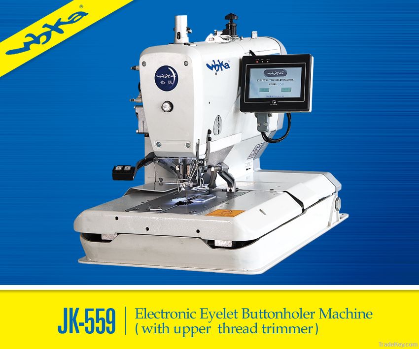 JK-559electronic automatic industrial eyelet buttonhole sewing machine