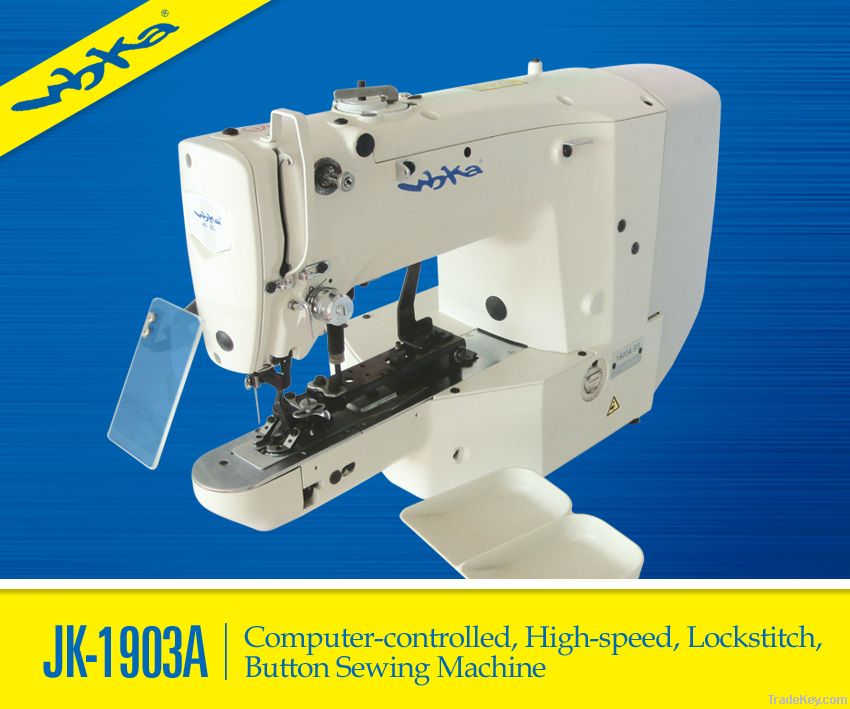 JK-1903A Computerized High-Speed Lockstitch button sewing machine