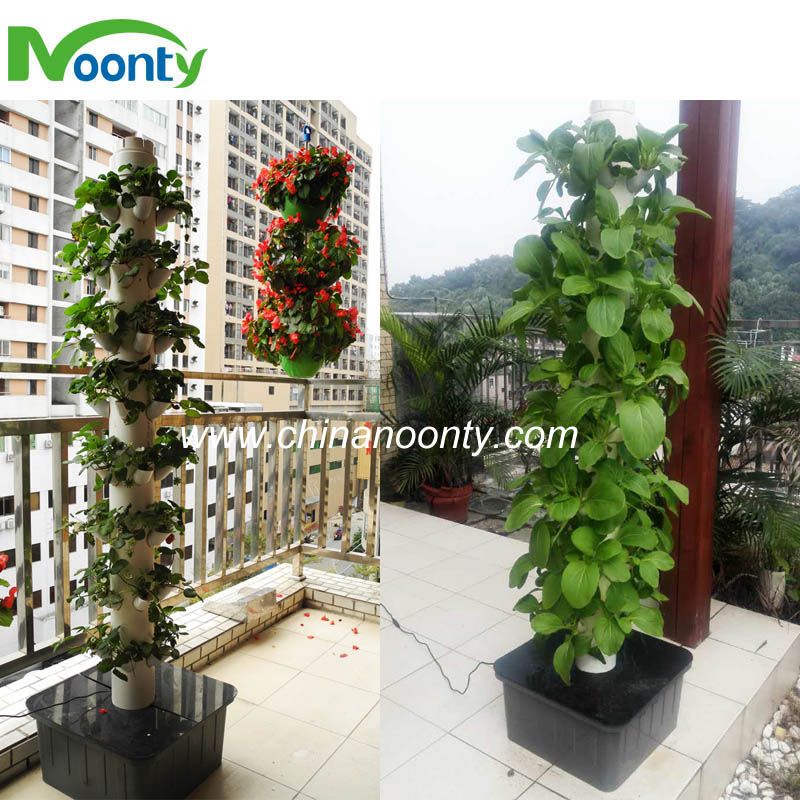 Vertical Hydroponics Grow Tower