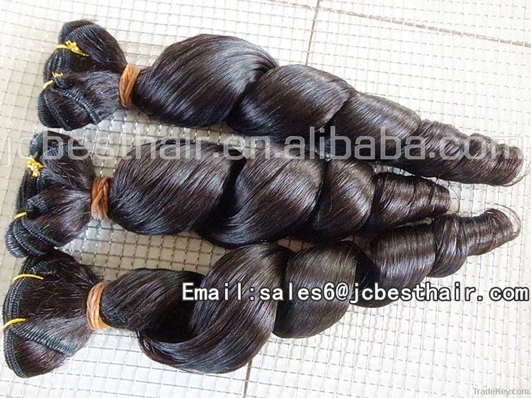 Wholesale 100% Virgin Remy Wavy Malaysian Human Hair Weave