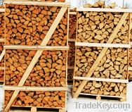 Firewood Ash in 2 m3 wooden container