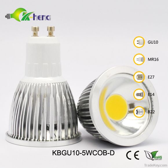 5W cob led spotlight