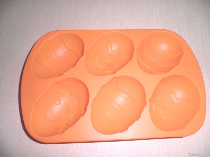 silicone egg shaped bakeware