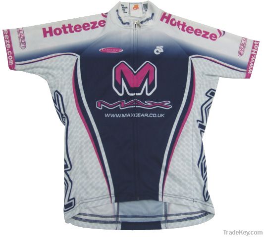 2013 Custom cycling jersey and short with sublimated