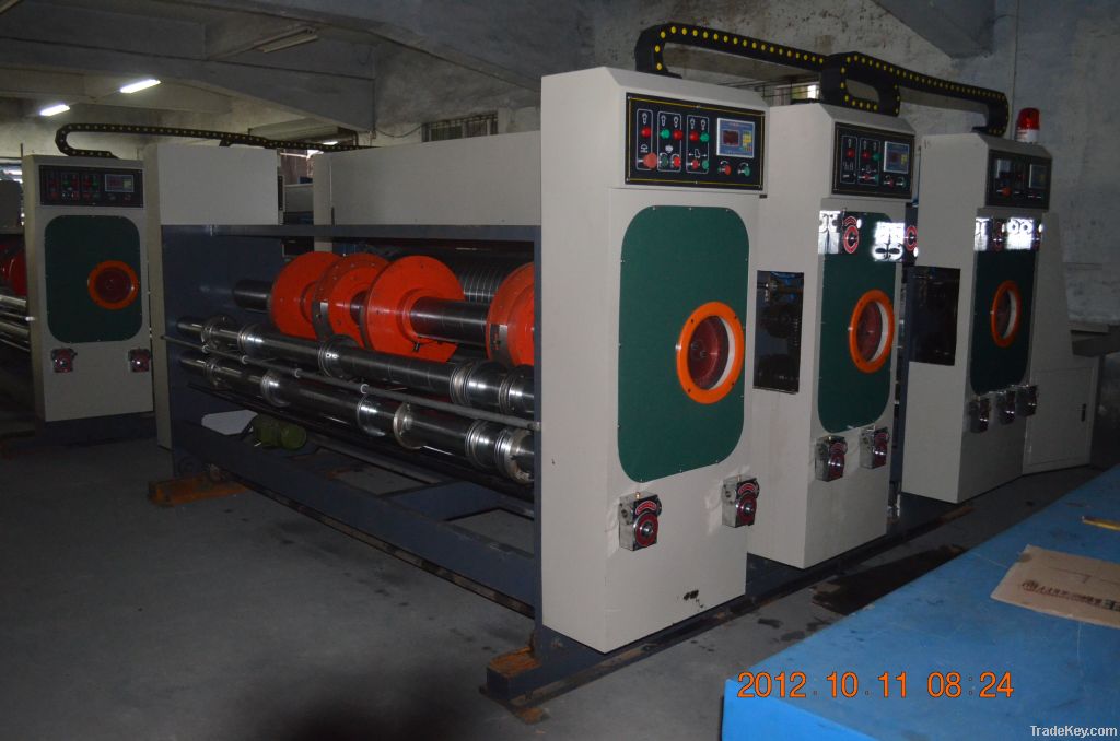 semi-automatic slotting printing machine for carton