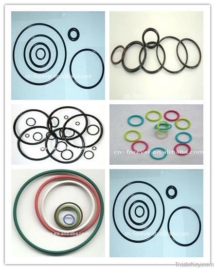 various specifications and colored rubber o-ring