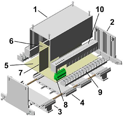 Universal Din Rail Enclosures / PCB Holders