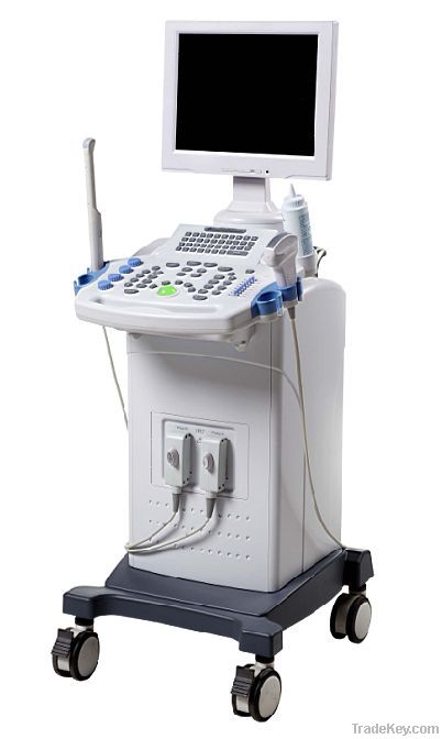 Trolley black and white ultrasound system