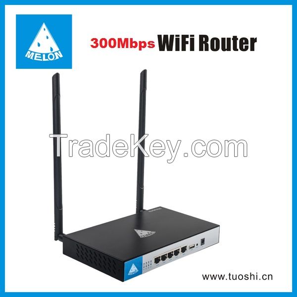 300Mbps wifi router MTK7620N 11n Melon R628 OEM factory supplier  