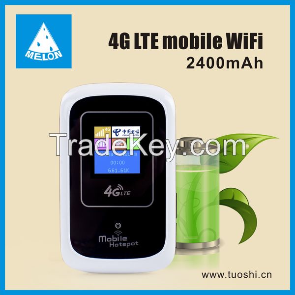 4G LTE mobile wifi hotspot with sim card slot