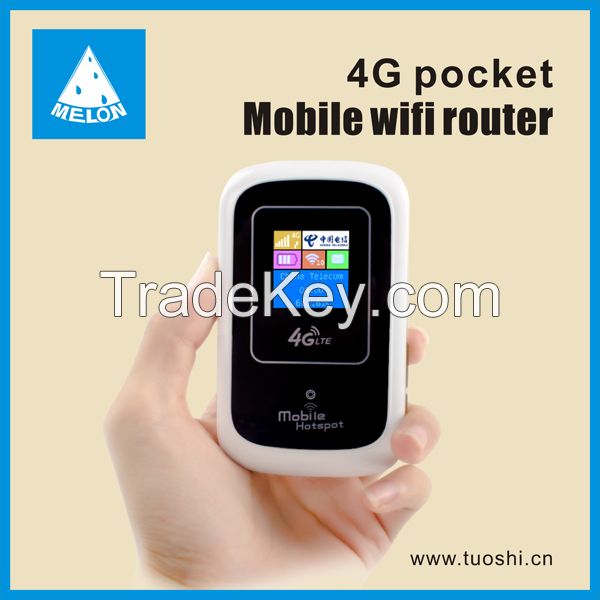 4G LTE mobile wifi hotspot with sim card slot