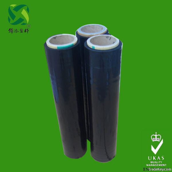 black manual LLDPE pallet wrapping stretch film