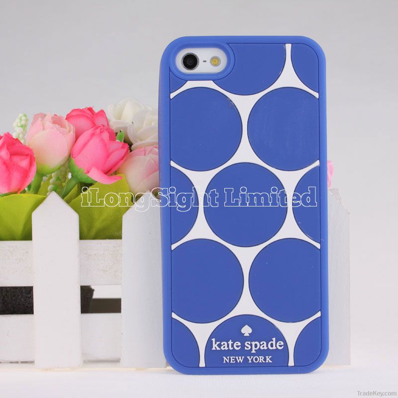 Best Kate Spade Picnic Floral Series Silicone Cases Cover For iPhone5