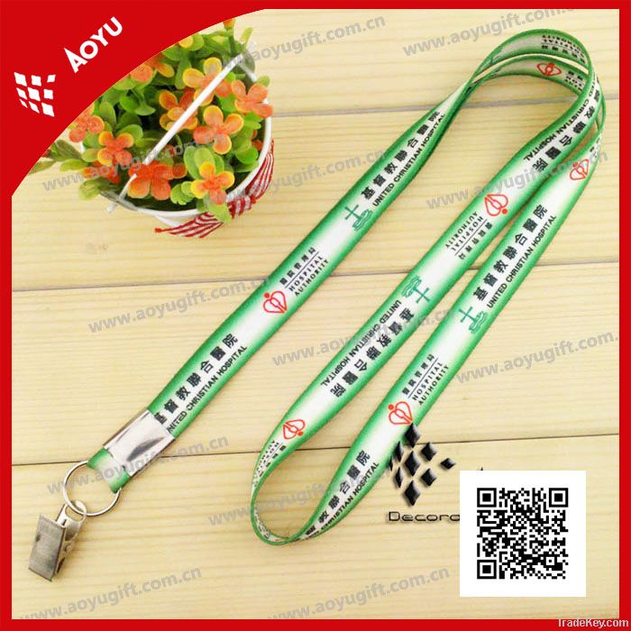 lanyard with bulldog clip for charity