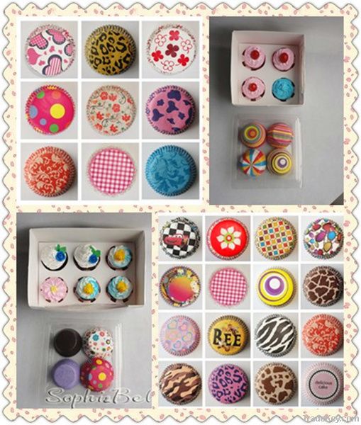 cupcake liners baking cups gift box mixed patterns