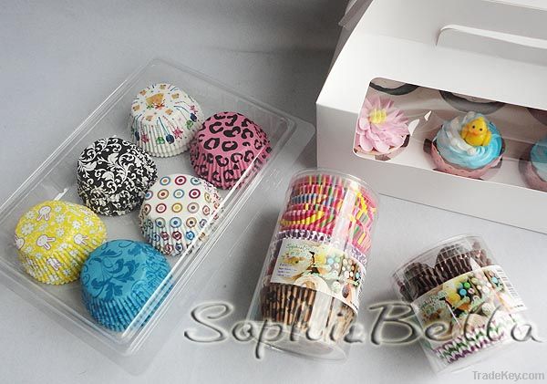 600 pcs cupcake liners baking cups gift cases mixed patterns