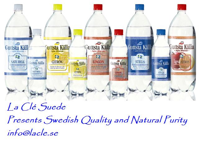 Mineral water from Sweden
