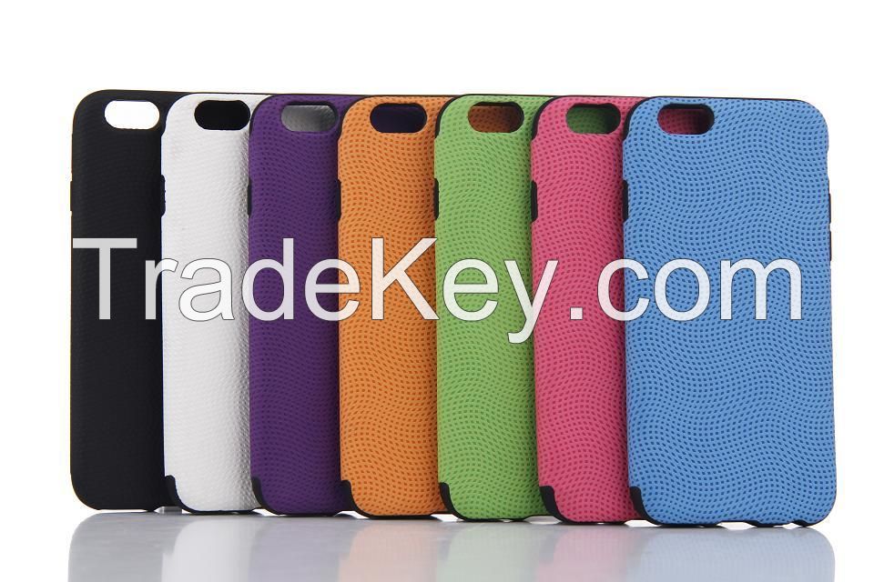 New design ball grain soft cover PU leather phone case 2014