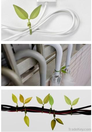 Leaf design Plastic cable ties