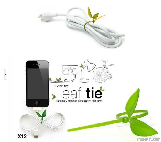 Leaf design Plastic cable ties