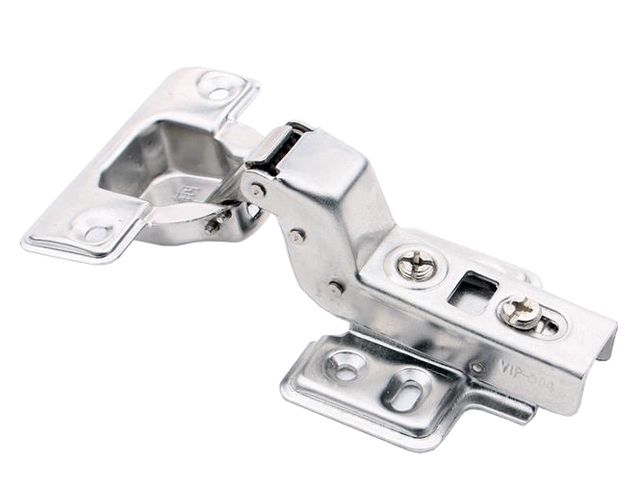 Hydraulic buffering kitchen cabinet hinge