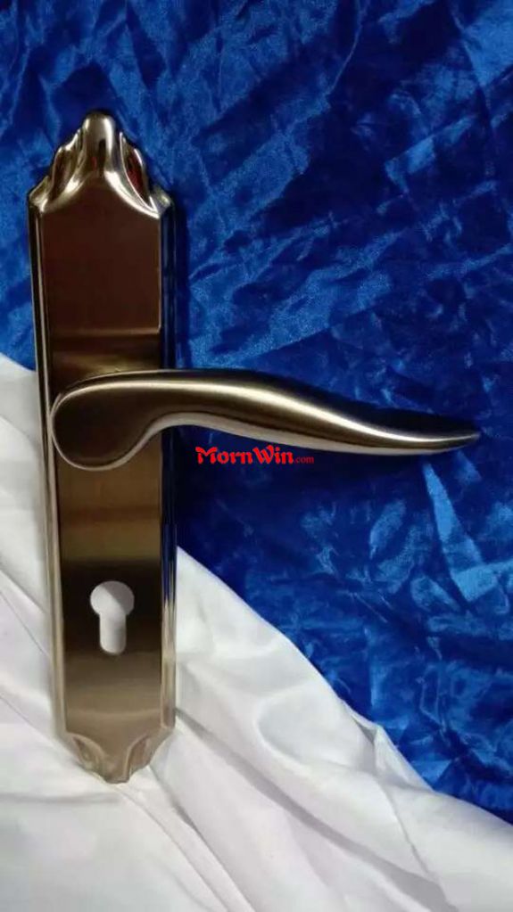 Custom gold plated door handle