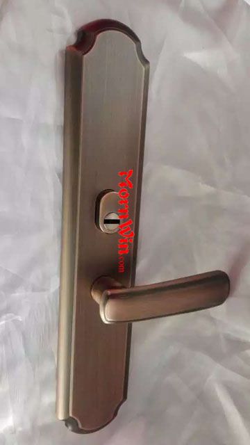 Luxury style antique brass plated interior door handle window and door handles