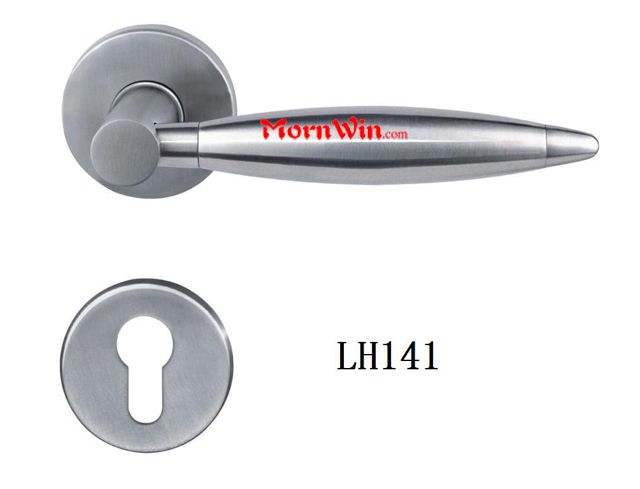 Stainless steel L-Shape door handle / metal lever handles / door lever handle