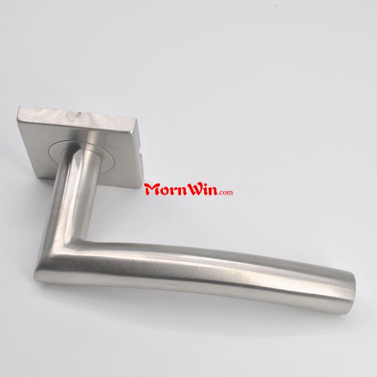 Quality 19mm 22 Mm Interior Stainless Steel Wooden Door Locks Lever Handle 