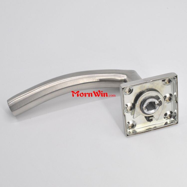 Quality 19mm 22 Mm Interior Stainless Steel Wooden Door Locks Lever Handle 