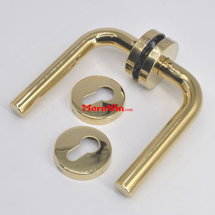 Polished Gold Golden PVD door window handle